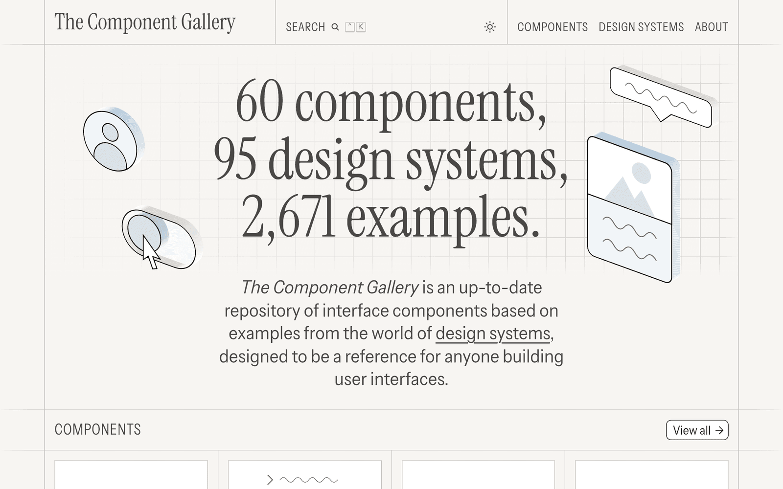 Component Gallery preview