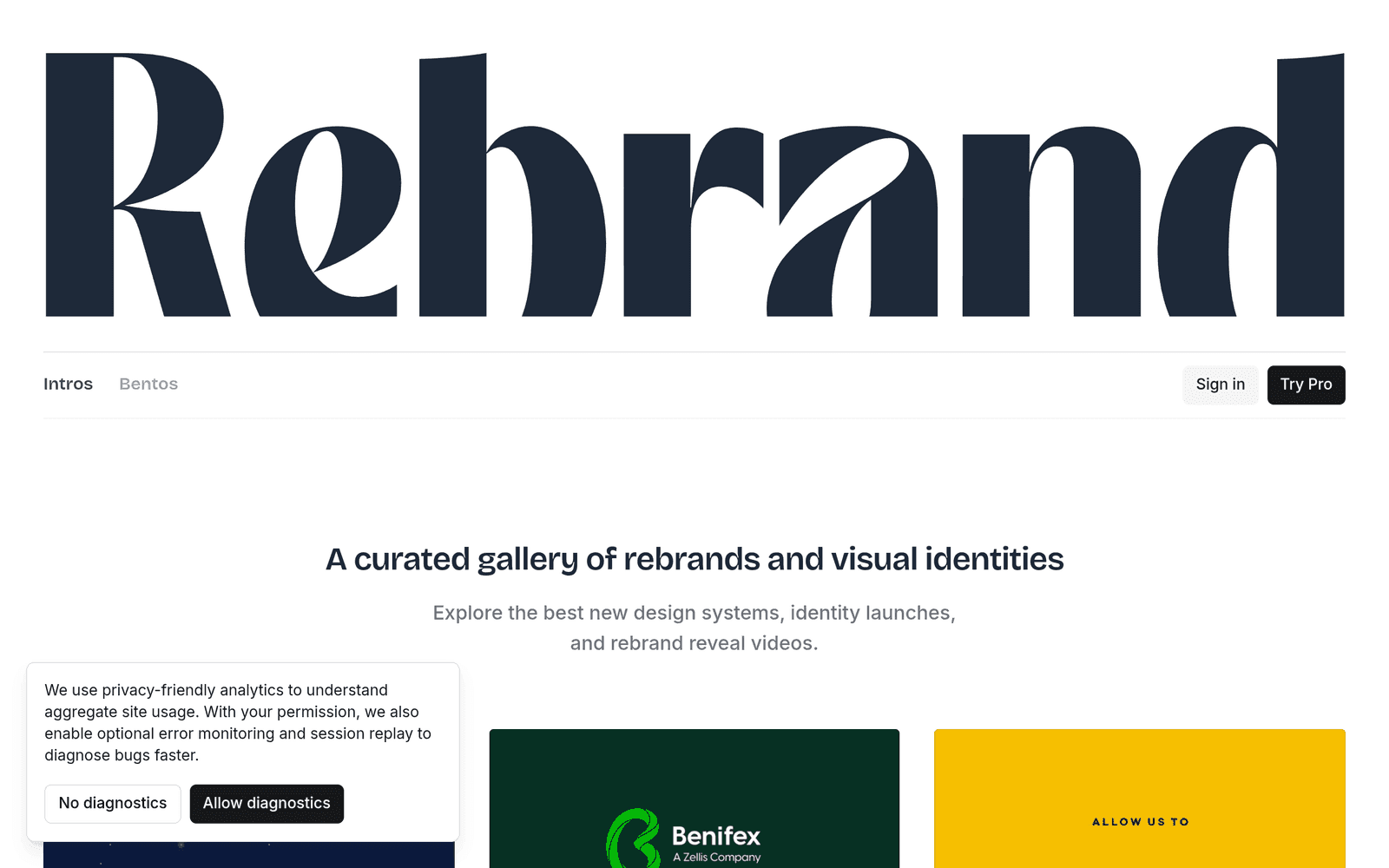 Rebrand Gallery preview