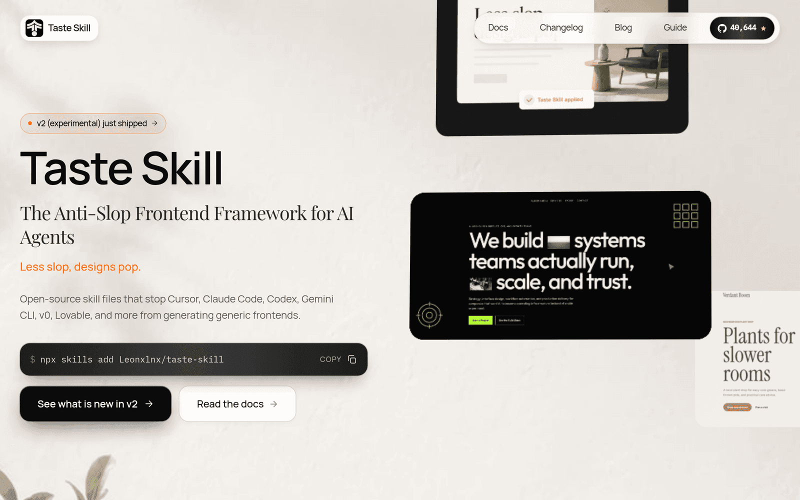 Taste Skill preview